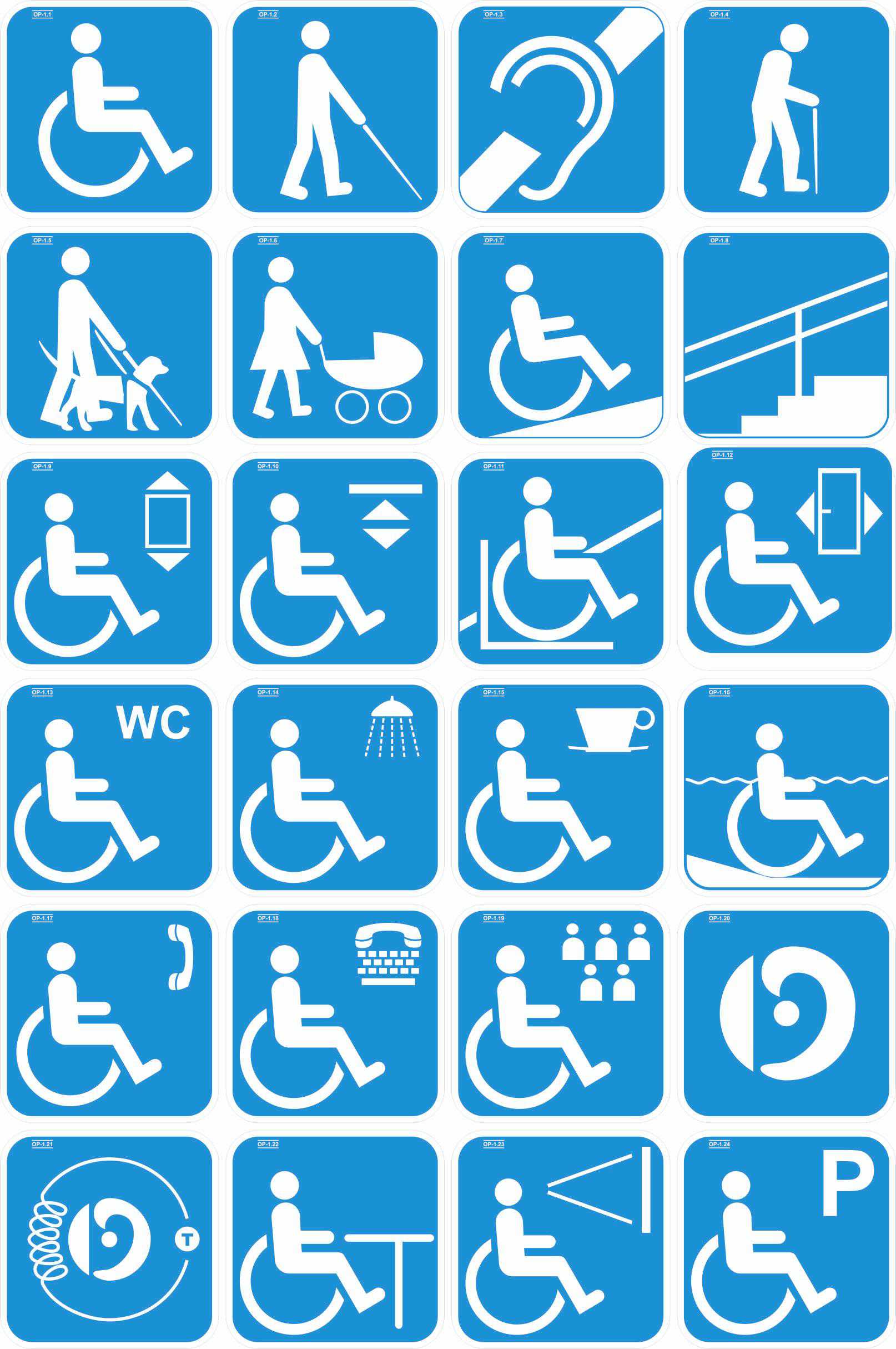 Accessibility signs (2)